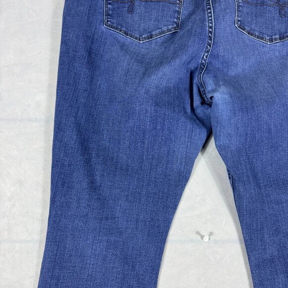 Levi's Skinny Jeans Womens Blue Stretch Denim High Rise Comfort Size 18S 34x28 - Picture 7 of 16